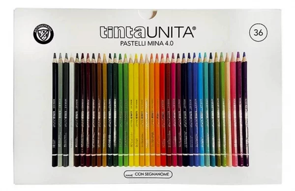 Colori a Pastello da 36 Mina 4.0 – Tinta Unita