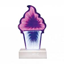 NelQuieOra Lampada 3D Tunnel Gelato