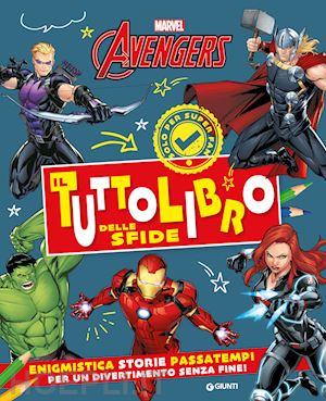 tuttolibro delle sfide avengers libro avengers prime letture marvel libro attivo avengers giochi e attività