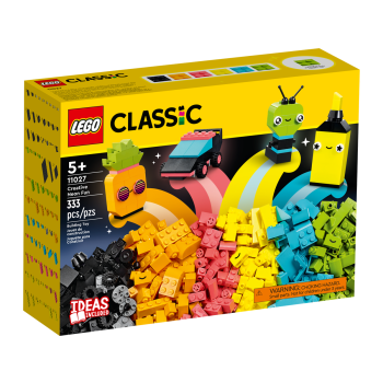 lego classic divertimento creativo neon 11027 lego classic neon 333 pezzi set lego divertimento creativo neon