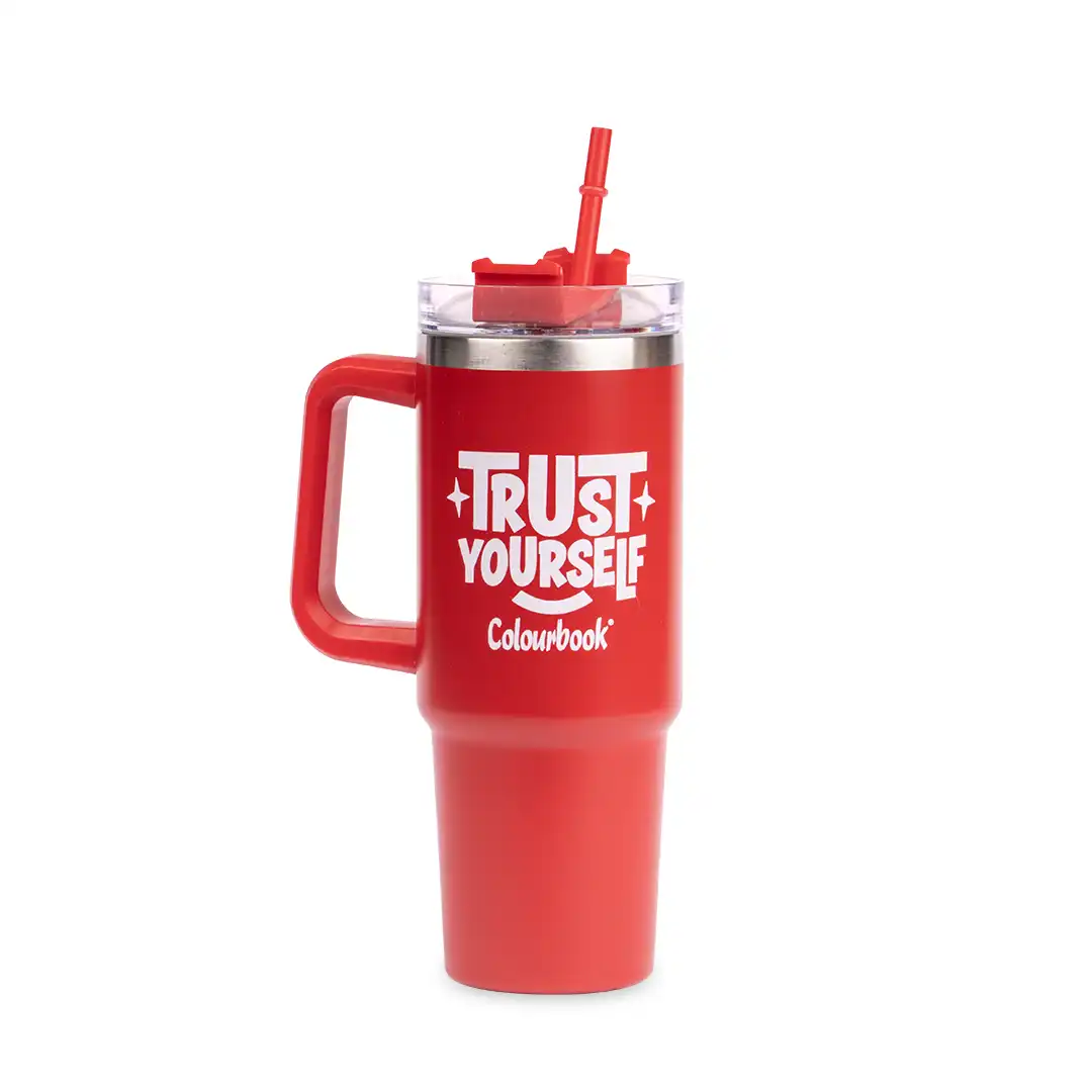 Borraccia termica con cannuccia 900ml Colour Slurprosso