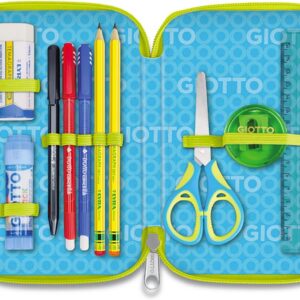 astuccio 3 zip giotto unicorn