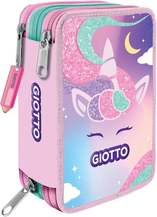 Giotto Catty Candy Astuccio 3 Zip Unicorn
