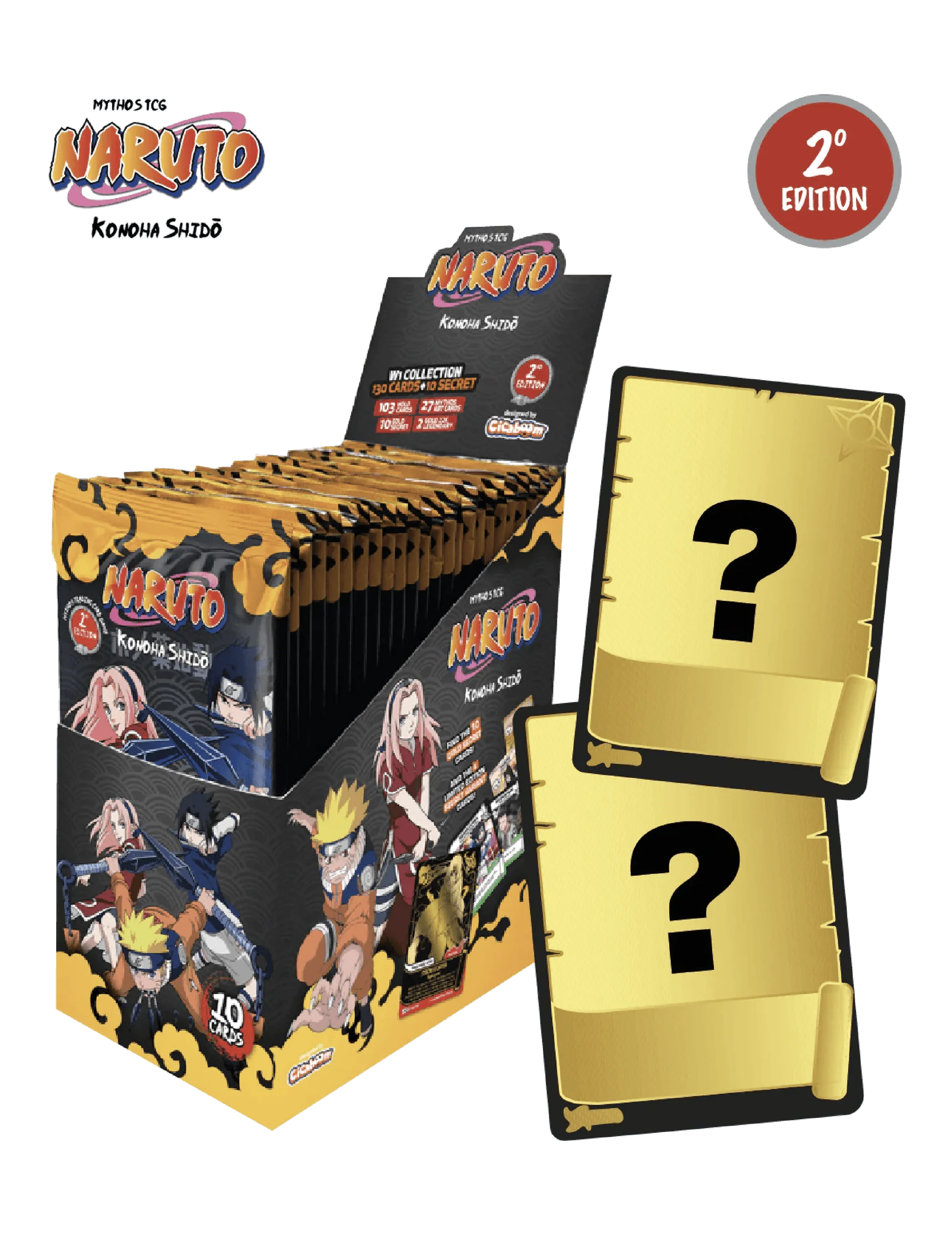 naruto mythos tcg konoha shido 2 edition bustina